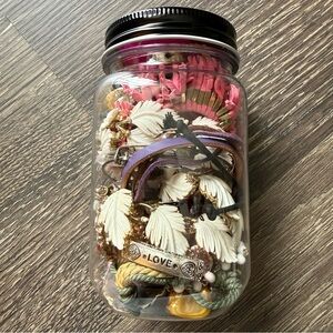 Small Jar of Semi Mystery Jewelry
